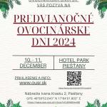Predvianočné ovocinárske dni 2024
