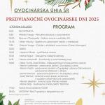 Predvianočné ovocinárske dni 2025