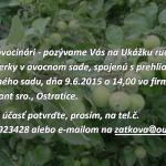 Bioplant - prebierky v ovocnom sade